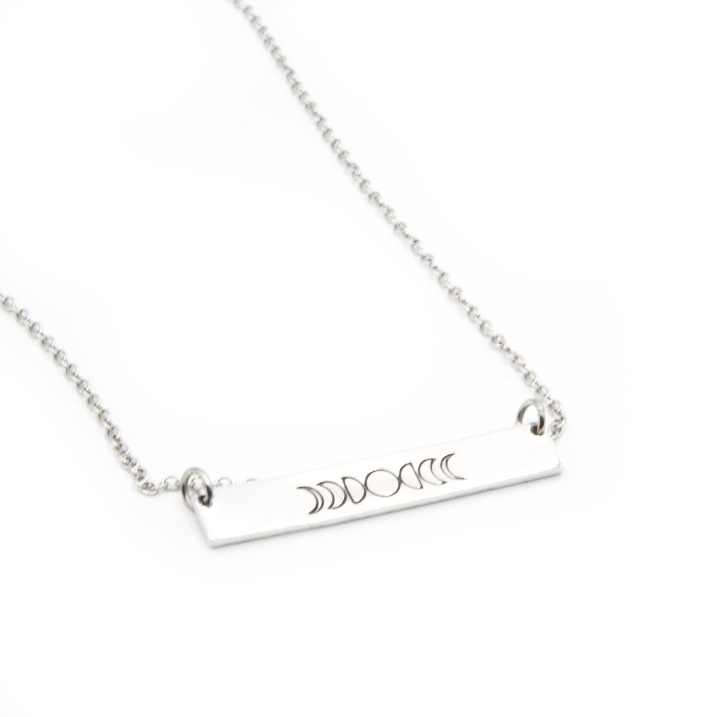 Moon Phase Bar Necklace