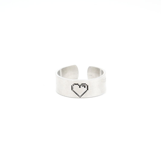 Pixel Heart Ring