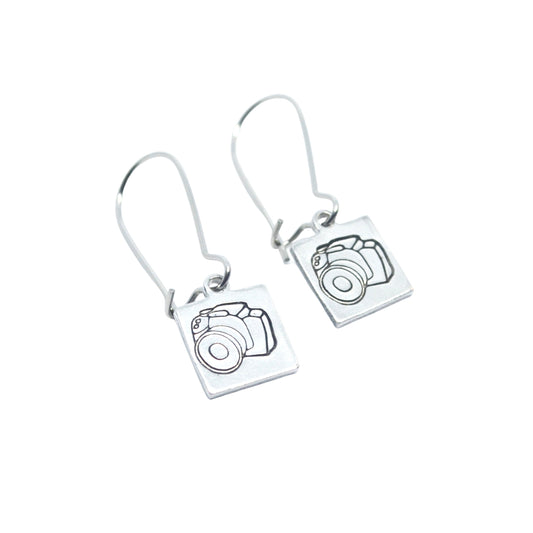 Camera Earrings