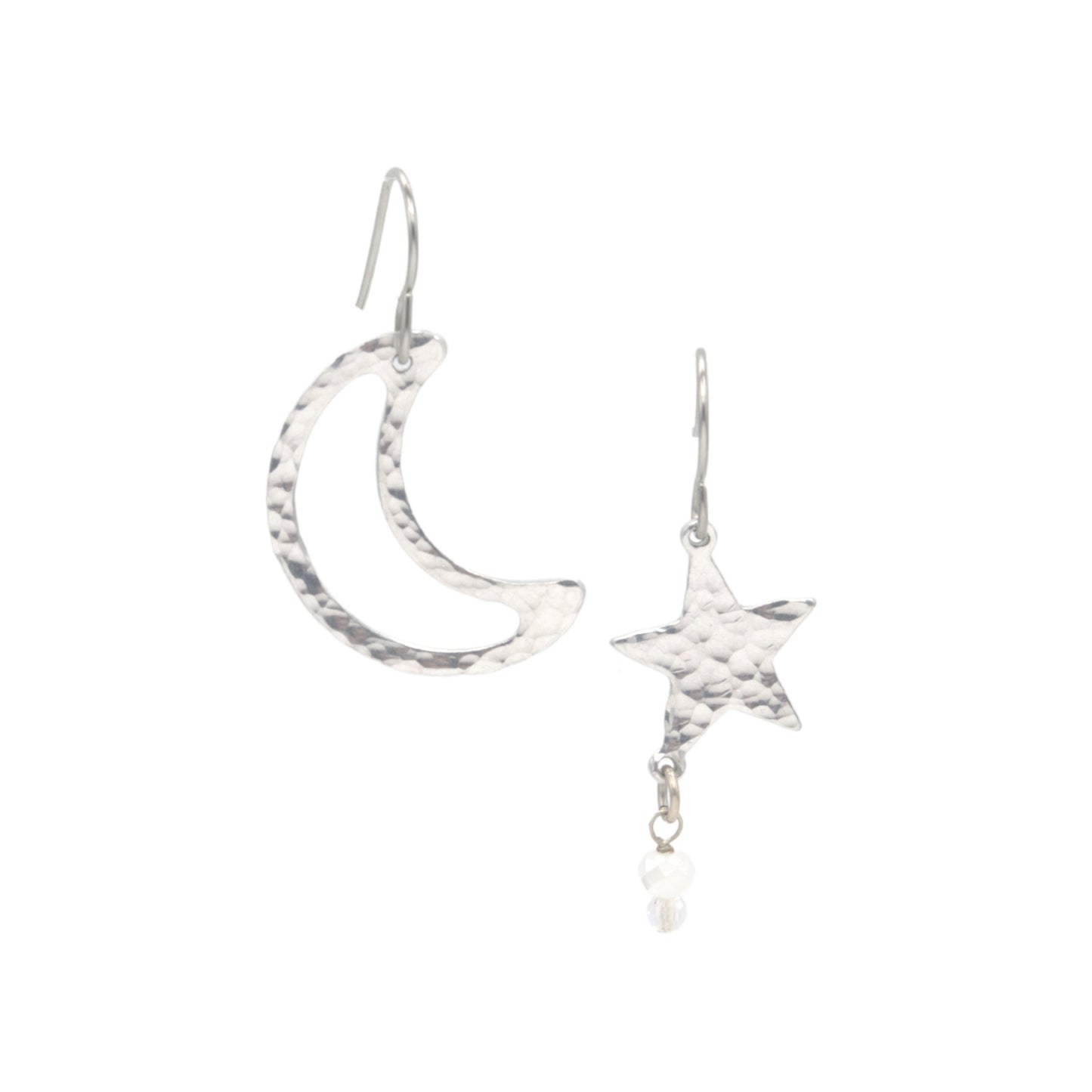 Moon and Star Earrings