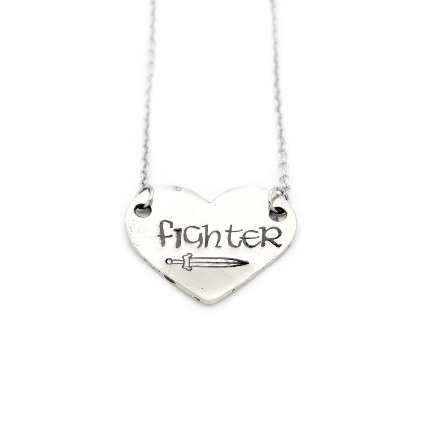 Heart of a Fighter Necklace